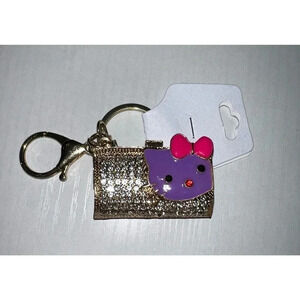 NWT Kitty mini purse keychain.